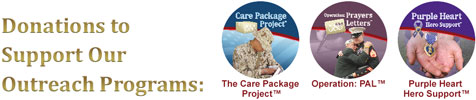 Donations to Support our Outreach Programs