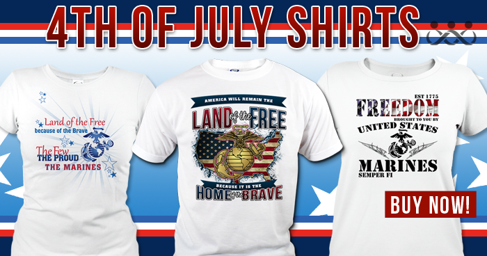 4th of July Shirts with Marine Corps Flair