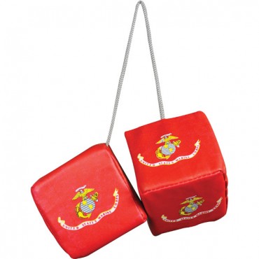 Hanging Dice: Likeness of Marine Corps Flag