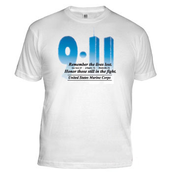 Customizable Shirt: 9/11, Remember the Lives Lost (Short Sleeve)