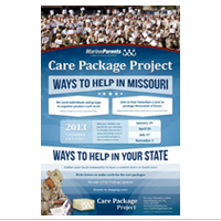 Poster: Care Package Project 2013 Packing Dates