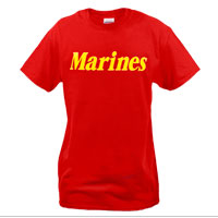T-Shirt: Marines (Red)