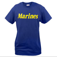 T-Shirt: Marines (Blue)