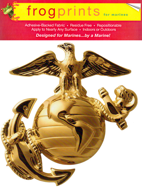 Cloth Adhesive: Eagle, Globe & Anchor (Enlisted) 8"x8"