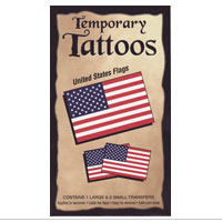 Temporary Tattoo: US Flag