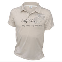 _Polo (Unisex): My Hero. My Marine.