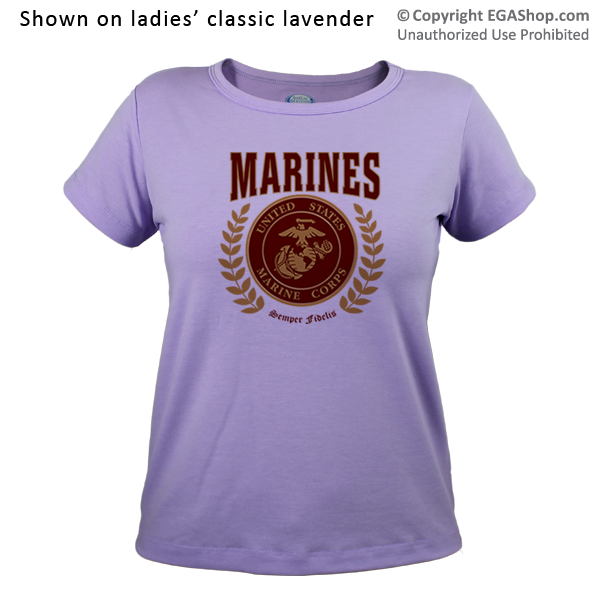 red marine shirt