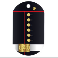 Dog Tag, Single: Dress Blue Uniform