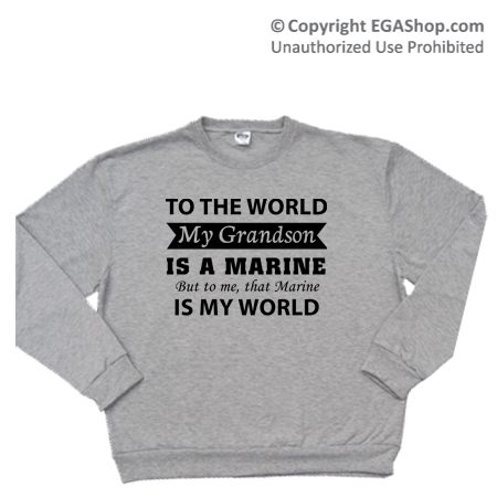 my grandson is a marine shirt