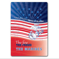 _Sign, Metal (12x18): Land of the Free