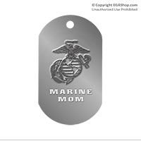 Dog Tag, Single: Marine Mom