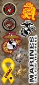 Stickers, Marine Corps Icons