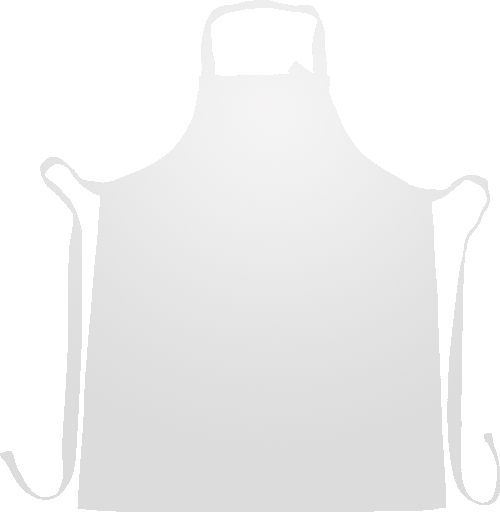 Apron (White, 27"x25")
