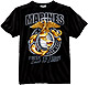 Printed T-Shirt, Marine Globe Anchor (By Black Ink)