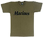 Printed T-Shirt, Marines (Olive Drab)