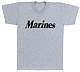 Youth Printed T-Shirt, Marines (Gray)