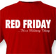 Red Friday: It's a Military Thing (printed shirt)