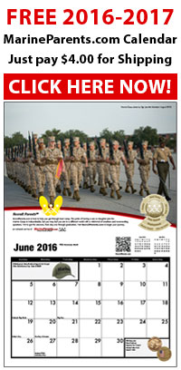 Free
MarineParents.com
2016-2017 Calendar