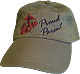 Cap, Proud Parent, Tan w/Red EGA
