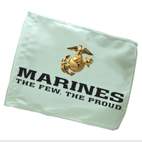 Car Flag: Marines, The Few The Proud
