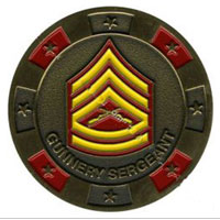 Coin, Rank: Gunnery Sergeant