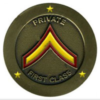 Coin, Rank: Private First Class