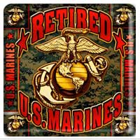 Coaster #19 (Retired U.S. Marines)