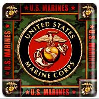 Coaster #21 (USMC Seal)