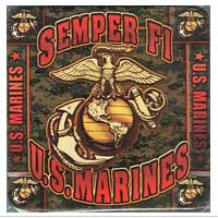 Coaster #26 (Semper Fi Marines)