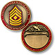Custom Engraved Rank Coin, E-8 (First Sergeant)
