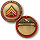Custom Engraved Rank Coin, E-4 (Corporal)