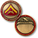 Custom Engraved Rank Coin, E-3 (Lance Corporal)
