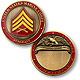 Custom Engraved Rank Coin, E-5 (Sergeant)