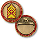 Custom Engraved Rank Coin, E-9 (Sergeant Major)