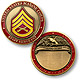 Custom Engraved Rank Coin, E-6 (Staff Sergeant)