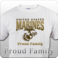 United States Marines Proud 
Family T-Shirts