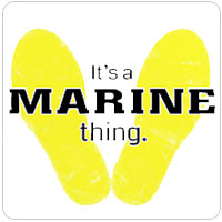 Yellow Footprints, Marine Thing