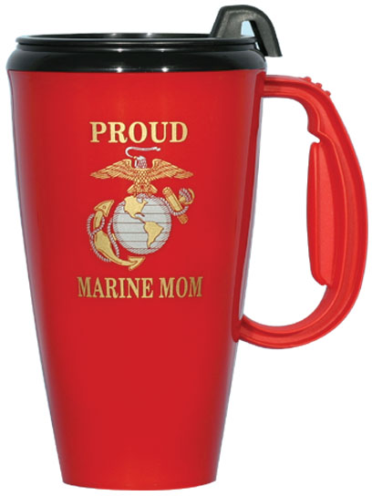 Insulated Travel Mug, Proud Mom