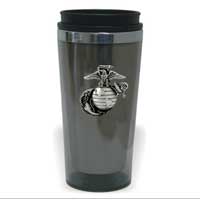 Thermal Mug, Stainless Steel, Smoke-color with Pewter EGA