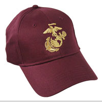 Cap, Embroidered EGA on Maroon