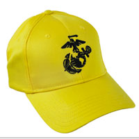Cap, Embroidered EGA on Yellow