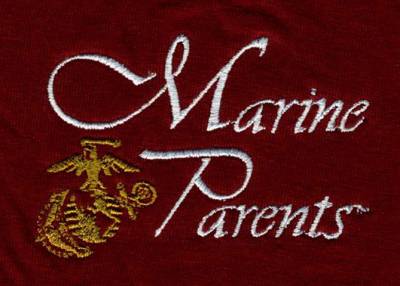 Polo, Maroon w/ Marine Parents Logo
