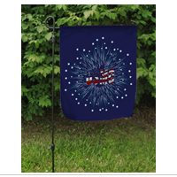 Garden Flag: Fireworks USMC