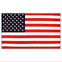 3x5 Nylon, American Flag: Double-Sided, Embroidered