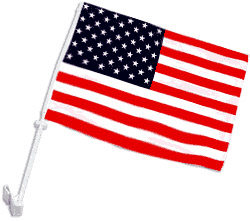 Car Flag, American