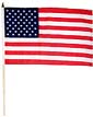 Stick Flag 12x18, American