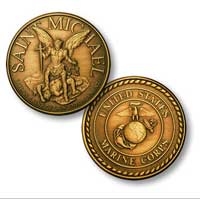 Coin, Marine Corps & St. Michael