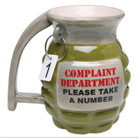 Coffee Mug, Grenade Complaint Department