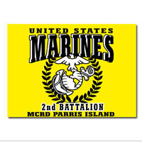Card Shop: Graduation - 2nd Btn, Parris Island (Pkg of 10)