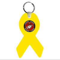 Key Chain: Yellow Ribbon & Marine Corps Seal